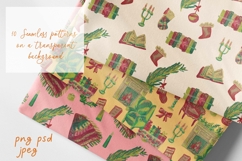 Wax Crayons Cozy Cabin Seamless Patterns Product Image 7