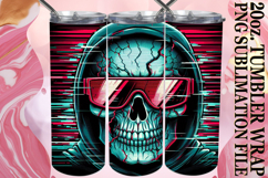 PRESENT OF HARMONY 20oz TUMBLER WRAP, Skull Product Image 1
