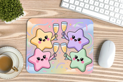 Happy New Year PNG Mouse Pad,Festive New Year's Eve 2026 PNG Product Image 1