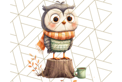 Cozy Autumn Animal Clipart, Fall Forest Critters PNG Product Image 3
