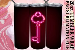 Neon Mirage: Sublime 20oz Tumbler Sublimation Showcase Product Image 1