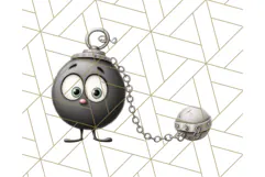 Cute Animals in Jail Clipart PNG, Funny Prisoner Critters Product Image 3