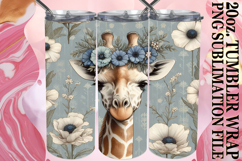 RADIANT GIFT 20oz TUMBLER WRAP, Giraffe Product Image 1