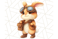 Vintage Steampunk Forest Animal PNG Clipart for Sublimation Product Image 2