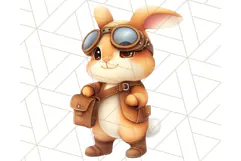 Vintage Steampunk Forest Animal PNG Clipart for Sublimation Product Image 2