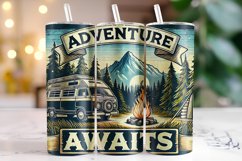 Adventure Awaits Tumbler Wrap | Sublimation | Tumblers Product Image 1