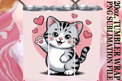 Cute Animal and Flower Tumbler Wrap Spring 20oz Product Image 1