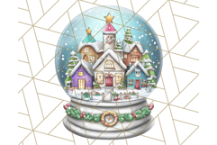 Christmas North Pole Village PNG Clipart, Cute Holiday Art Product Image 3