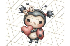 Cute Insects Clipart, Cartoon Bugs, Bug PNG Illustrations Product Image 3