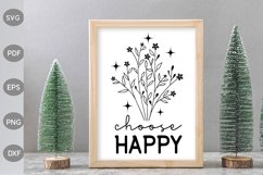 Choose Happy SVG Design Product Image 2