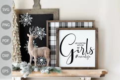 Life is Better with my Girls | Girl Mom SVG Design Product Image 3