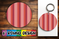 Playful Ornaments Circle Sublimation, Valentine's Pattern Product Image 1