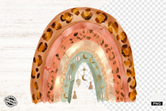 Summer Boho Rainbow PNG - Summer Clipart Product Image 1