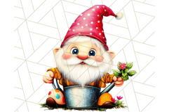 Easter Gnome PNG, Spring Bunny Clipart, Cute Digital Art Product Image 3
