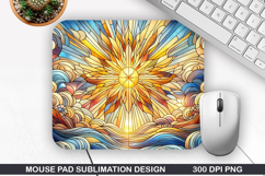 Mouse Pad Sublimation, Summer Mouse Pad PNG Design Product Image 1