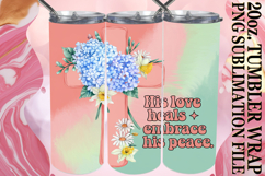 Cheerful Reflections 20oz tumbler wrap, Cross Product Image 1