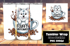 GRACEFUL 20oz Tumbler Wrap , Coffee Dog Product Image 1