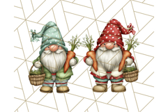 Farmer Gnome Clipart, Cute Farm Gnomes PNG Illustrations Product Image 3