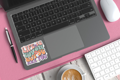 Motivational Quote Sticker SVG | Life Is Tough Product Image 3