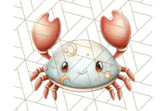 Zodiac Buddies Clipart PNG, Cute Astrology Clip Art Product Image 3