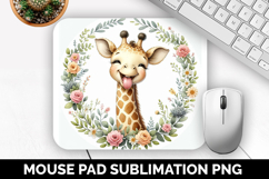 Cute Animals Mouse Pad Bundle, Sublimation Mouse Pad PNG Product Image 7