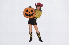 Vintage Witch Halloween Sublimation PNG Product Image 2