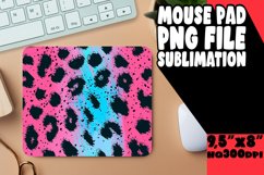 Chic Leopard Print Art Mouse Pad Gradient PNG Product Image 1