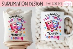 Valentines PNG design for book lovers, bookish shirt PNG Product Image 4