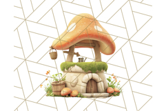 Whimsical Woodland Animal Village PNG Clipart Fantasy Forest Product Image 3