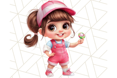 Easter Kids Clipart, Spring Easter Bunny PNG Download Product Image 2