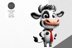 Cow clipart, Calf clipart, Farm animals clipart Product Image 1