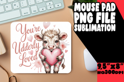 CHEERFUL DESK PAD PNG MAGIC, Cute Cow Product Image 1