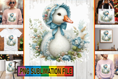 Stylish Tote Bag Magic PNG, Goose Product Image 1