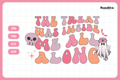 Funny Halloween Toddler Shirt Quote SVG | Inside Me Product Image 3
