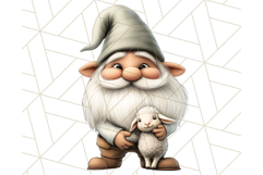 Easter Christian Gnome PNG, Religious Spring Sublimation Product Image 3