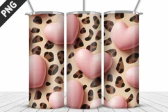 Valentines Love Skinny Tumbler PNG Wrap| Valentines Tumbler Product Image 4