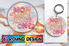 Luminous Round Designs Sublimation, Mother's Day Product Image 1
