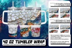 Shimmering Vineyard Tumbler Wrap: Sublimation,40oz Product Image 1