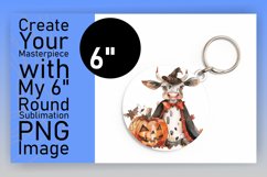 Adorable Cow Round Design for Fall and Halloween Product Image 1