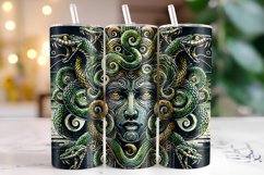 Medusa Tumbler Wrap | Sublimation Product Image 1