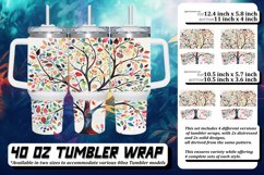 Springtime Joy Tree Tumbler Sublimation Product Image 1