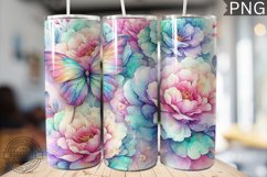 Glitter Butterfly Sublimation - Butterfly Tumbler Design Product Image 1