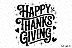 Happy Thanks Giving Svg | Halloween Svg | Svg Cut Files Product Image 1