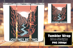 GORGEOUS 20oz Sublimation Template , Adventure Product Image 1