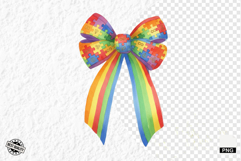 Autism Ribbon Bows Clipart Product Image 1