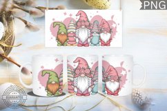 Easter Mug Wrap Design - Easter Gnome Sublimation Product Image 1