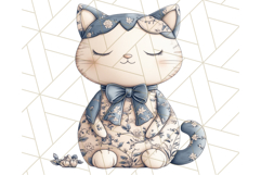 Blue Floral Stuffed Animal Clipart PNG, Cute Stuffed Animals Product Image 3