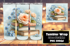 Sublimation Designs for 20oz Tumbler , Books Product Image 1