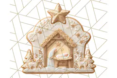 Christmas Cookies Clipart PNG Festive Treats Product Image 3