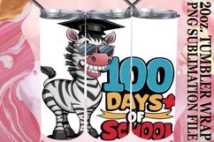 Graduation Animal Wrap 20oz Sublimation Design Product Image 1